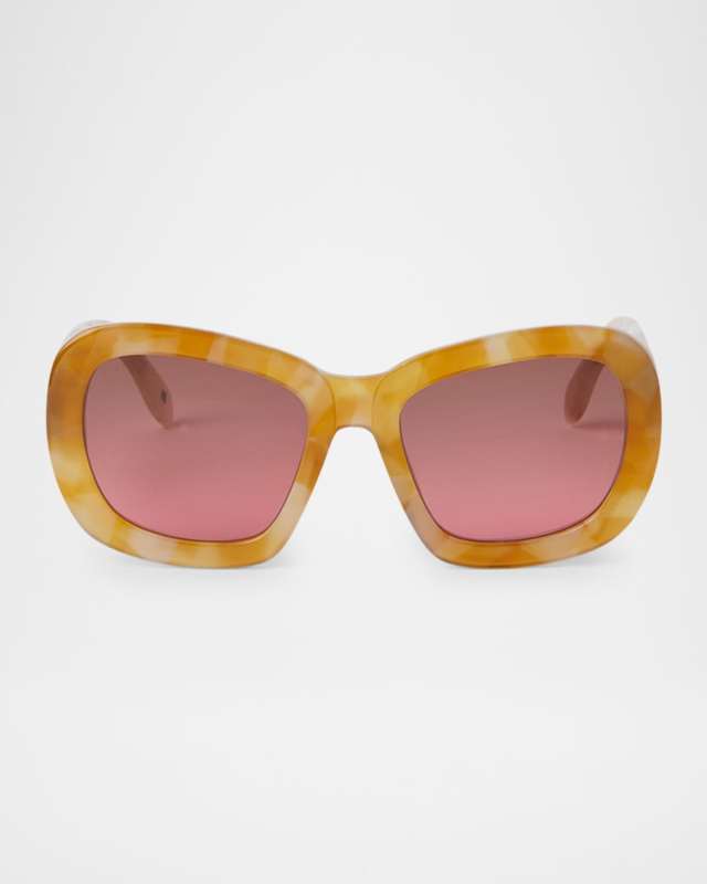 Moon Round Acetate Sunglasses
